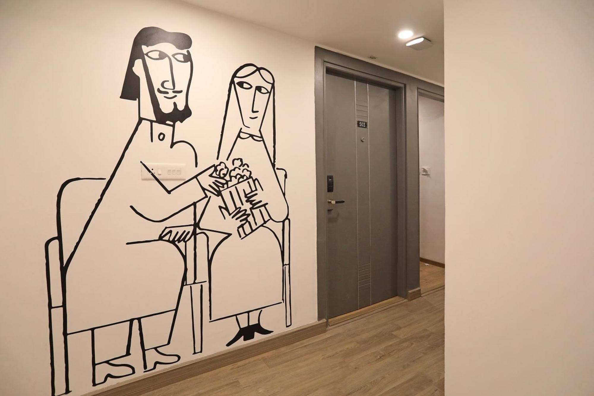 Townhouse Golden Frame Hotell Ghaziabad Exteriör bild